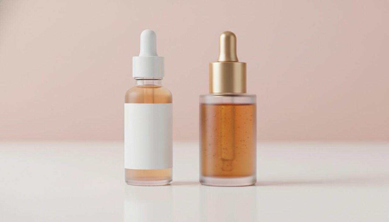 2本のビタミンC美容液を比較