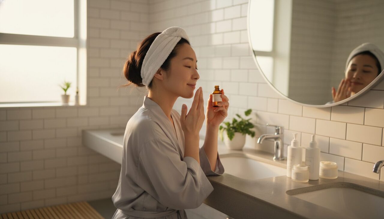 朝のスキンケアルーティン