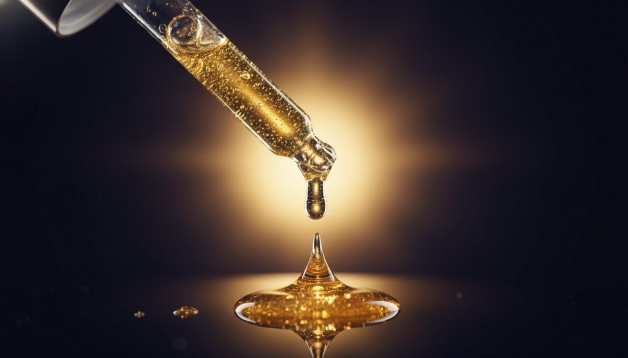 ブライトニング美容液のドロップ