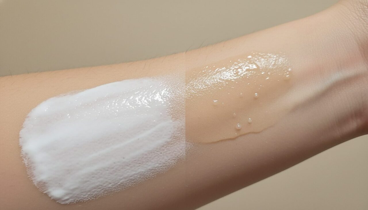 マットとツヤの質感比較